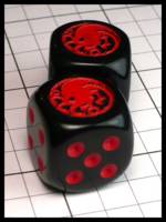 Dice : Dice - 6D - Game of Thrones House of Tagaryen George RR Martin - JA Collection Apr 2024